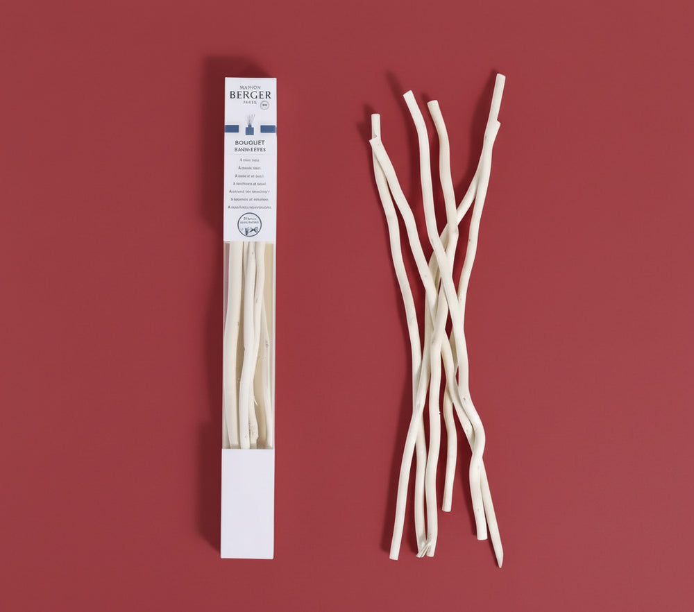 Maison Berger Duftstäbchen Weidenholz Nachfüllpackung – für Duftstäbchen – Parfümstäbchen – 24 cm