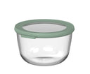 Mepal Glas Frischhaltedose Cirqula Nordic Sage Rund - 1 Liter