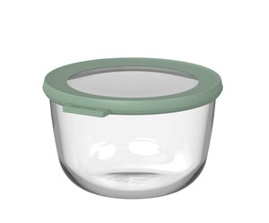 Mepal Glas Frischhaltedose Cirqula Nordic Sage Rund - 1 Liter