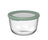 Mepal Glas Frischhaltedose Cirqula Nordic Sage Rund - 1 Liter
