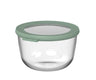 Mepal Glas Frischhaltedose Cirqula Nordic Sage Rund - 1 Liter