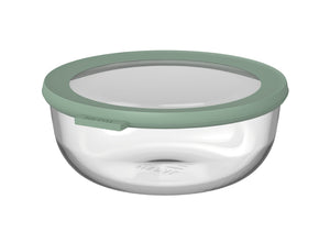 Mepal Glas Frischhaltedose Cirqula Nordic Sage Rund - 1,25 Liter