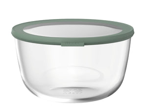 Mepal Glas Frischhaltedose Cirqula Nordic Sage Rund - 3 Liter