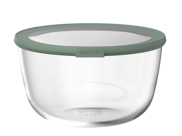 Mepal Glas Frischhaltedose Cirqula Nordic Sage Rund - 3 Liter