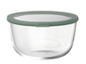 Mepal Glas Frischhaltedose Cirqula Nordic Sage Rund - 3 Liter