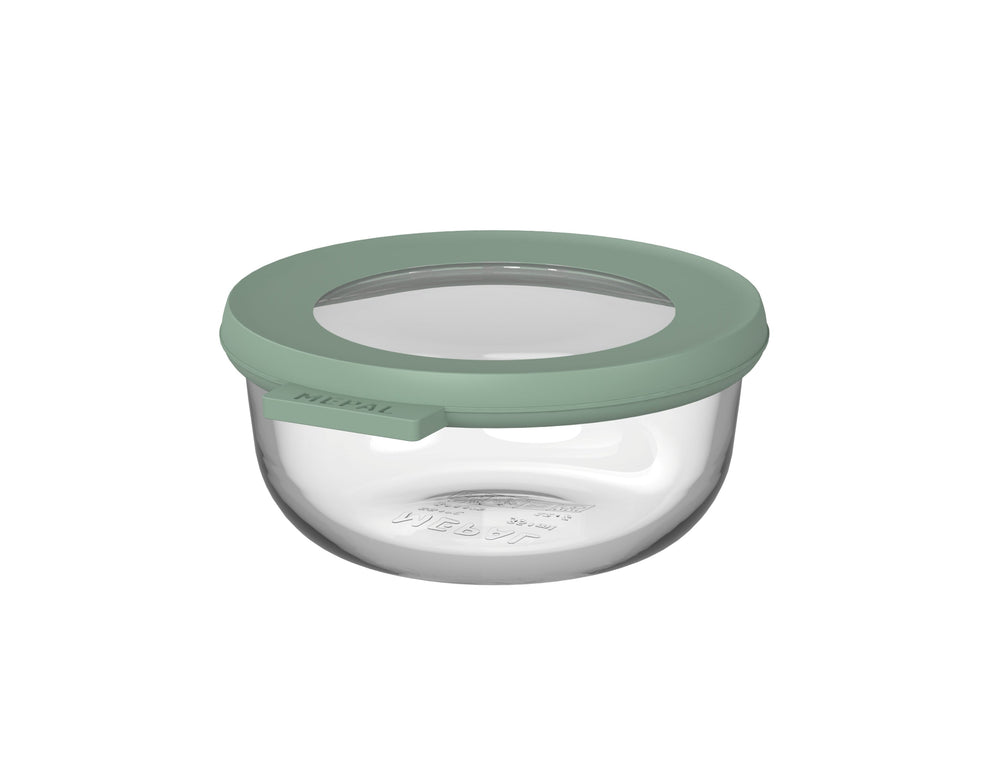 Mepal Glas Frischhaltedose Cirqula Nordic Sage Rund - 350 ml