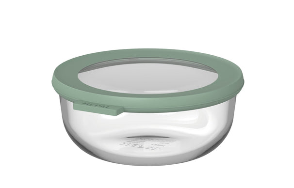 Mepal Glas Frischhaltedose Cirqula Nordic Sage Rund - 750 ml