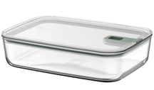 Mepal Auflaufform / Lasagneform mit Deckel EasyClip Nordic Sage - Glas - 2,25 Liter
