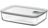 Mepal Auflaufform / Lasagneform mit Deckel EasyClip Nordic Sage - Glas - 2,25 Liter