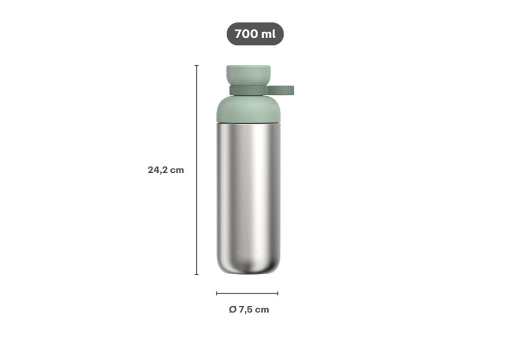 Mepal Trinkflasche Vita Nordic Sage - Edelstahl - 700 ml