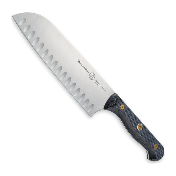 Messermeister Santokumesser mit Kullenschliff Custom 18 cm
