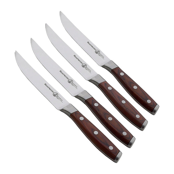 Messermeister Steakmesser Avanta Pakkaholz 13 cm - 4 Stück