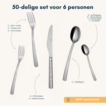 Sola Besteckset Bali 50-teilig