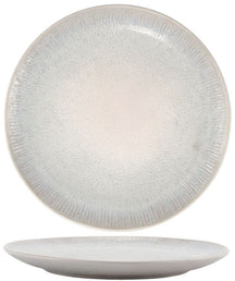 Cookinglife Geschirrset Nola Beige reactive glaze 18-teilig / 6 Personen - 6 Speiseteller, 6 Frühstücksteller und 6 Schalen