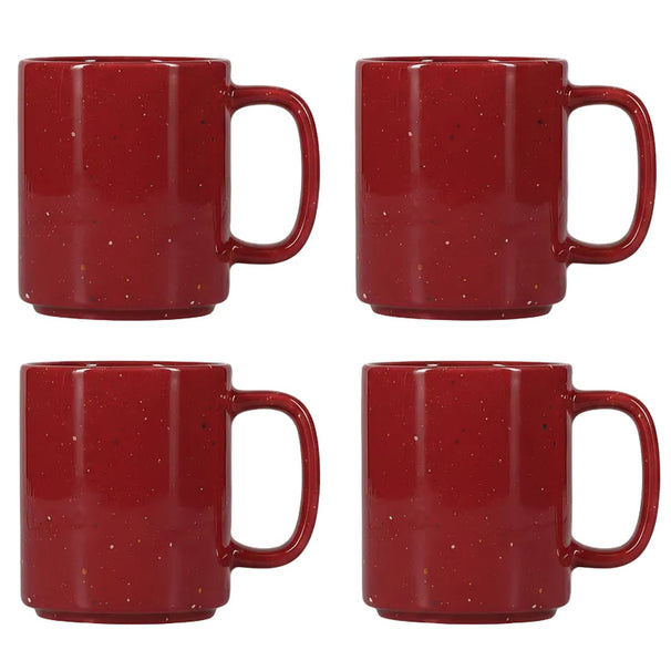 ONA Becher Fika Burgundy 330 ml - 4 Stück