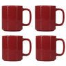 ONA Becher Fika Burgundy 330 ml - 4 Stück
