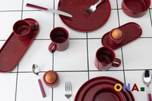 ONA Speiseteller Fika Burgundy ø 25 cm - 4 Stück