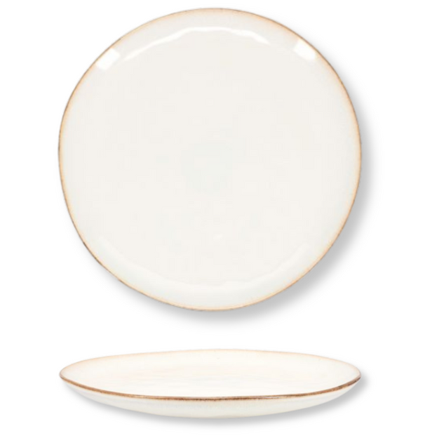 Salt & Pepper Speiseteller Artisan Weiß ø 28 cm - 4 Stück
