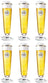 Warsteiner Biergläser mit Fuß 200 ml - 6 Stück