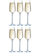 Chef & Sommelier Champagnergläser Sublym Flute 210 ml - 6 Stücke
