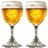 Grimbergen Bierglas mit Fuß 330 ml - 2 Stück