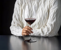 Riedel Weingläser-Set Fatto A Mano Black Tie - Bordeaux Grand Cru, Burgundy Grand Cru, Riesling & Oaked Chardonnay - 4 Stück