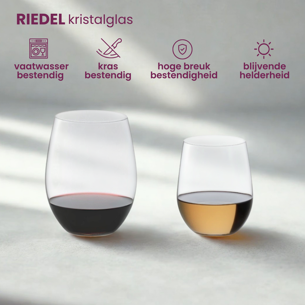 Riedel Rote Weingläser O Wine - Cabernet / Merlot - 8 Stücke