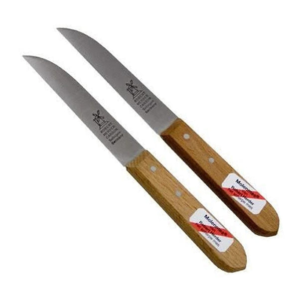 Robert Herder Windmühlenmesser - Holz - Klinge 8.5 cm - 2 Stück