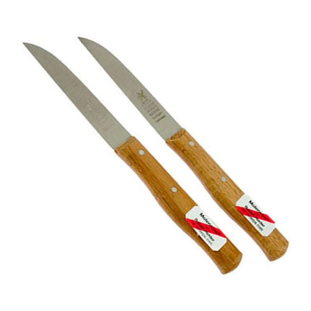 Robert Herder Mühlenmesser Edelstahl Holz - Klinge 8,5 cm - 2 Stück