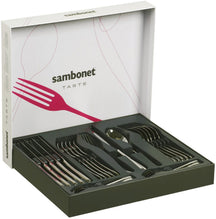 Sambonet Besteckset Taste - Schwarz - 24-teilig / 6 Personen