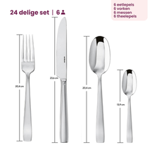 Sambonet Besteckset Flat - Kupfer - 24-teilig / 6 Personen