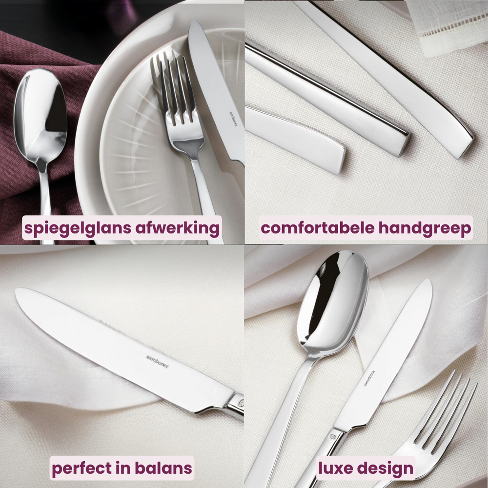 Sambonet Besteckset Flat - Kupfer - 24-teilig / 6 Personen