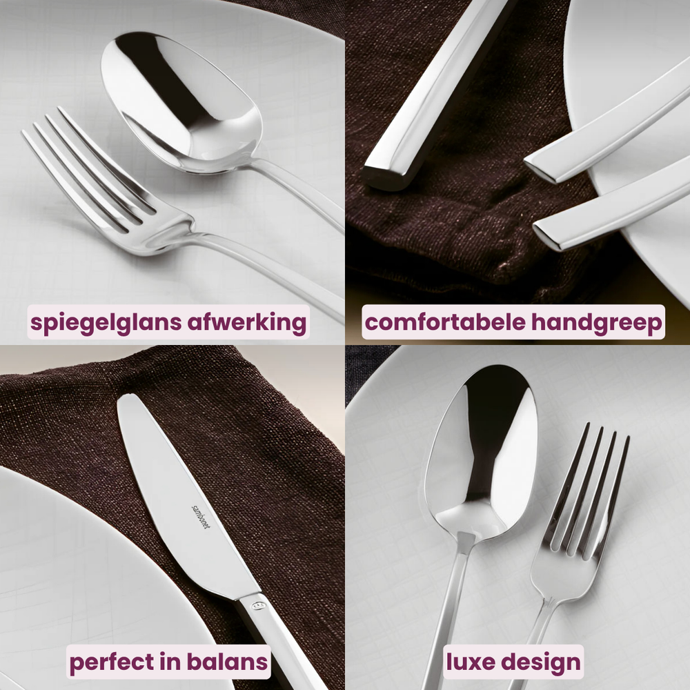 Sambonet Besteckset Rock - Gold - 36-teilig / 6 Personen
