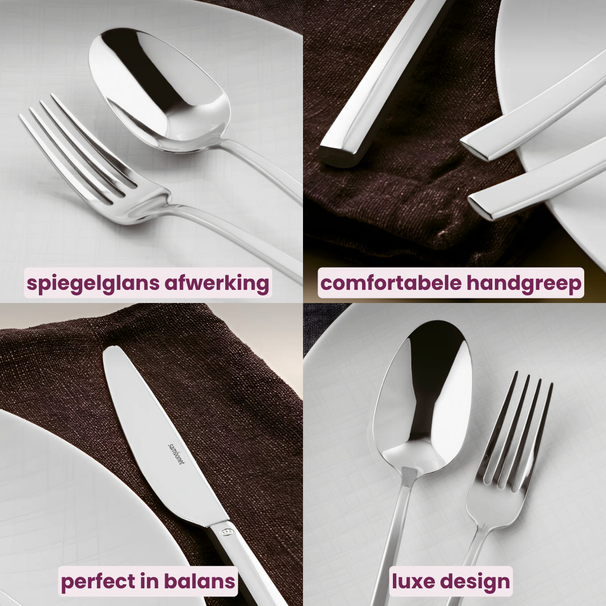 Sambonet Besteckset Rock - Gold - 36-teilig / 6 Personen