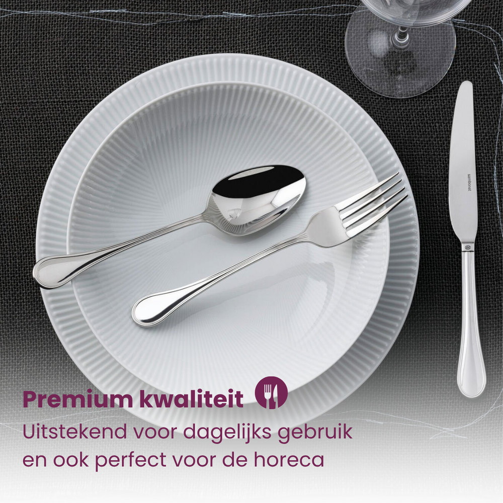 Sambonet Besteckset Royal - Edelstahl - 24-teilig / 6 Personen
