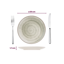 Cosy & Trendy Geschirrset Sintra Ivy Green 16-teilig / 4 Personen