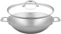 Sola Wokpfanne mit Deckel Green Cooking Ø 32 cm – ohne Antihaftbeschichtung – geeignet für alle Wärmequellen