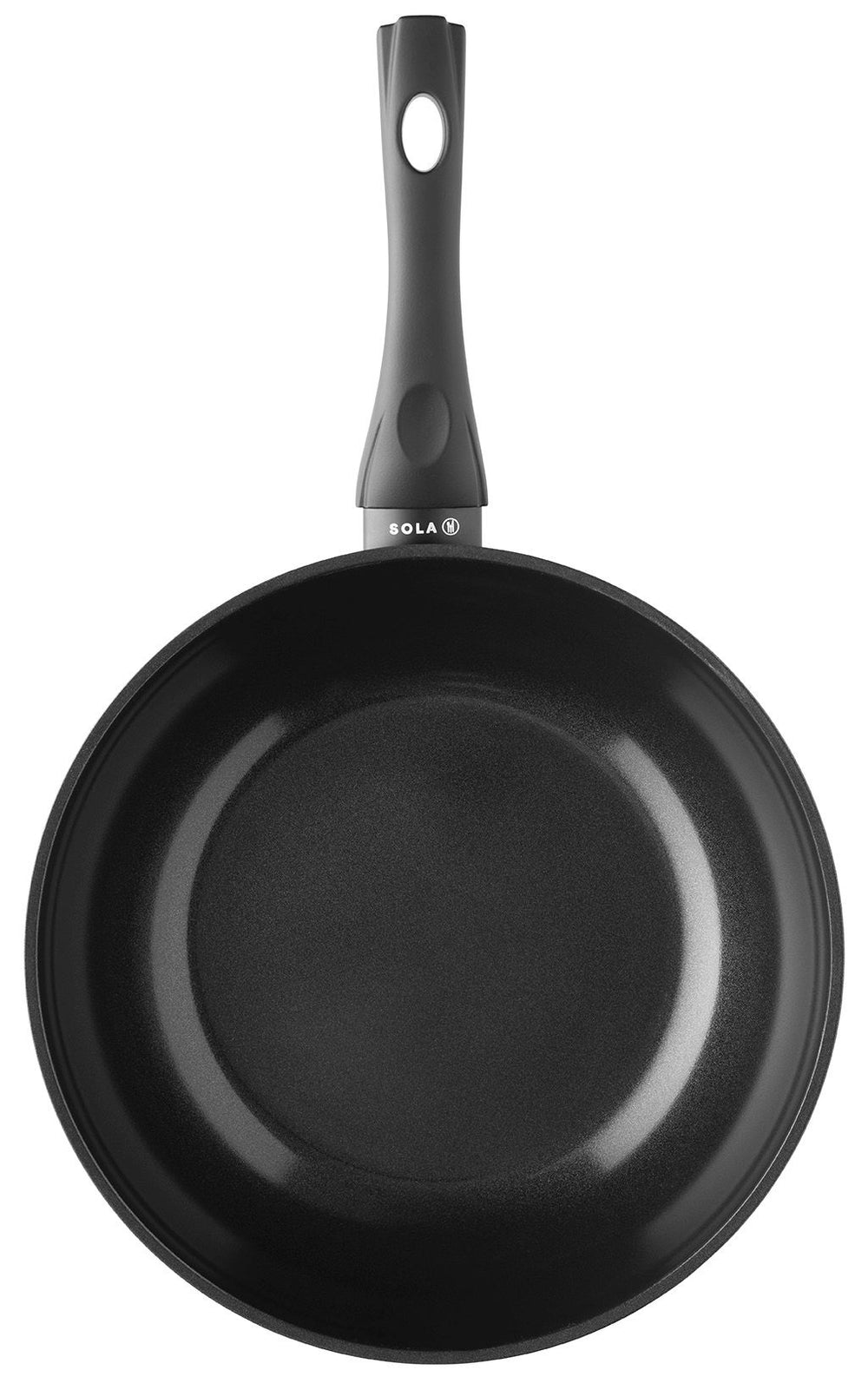 Sola Kochgeschirr Set Stonehenge 2-Delig - Bratpfanne ø 28 cm und Wok-Pfanne ø 28 cm - keramische antihaftbeschichtung