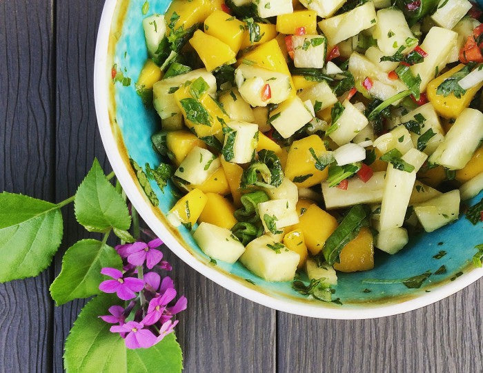 Frische und fruchtige Salsa, perfekt für sommerliche Grillabende