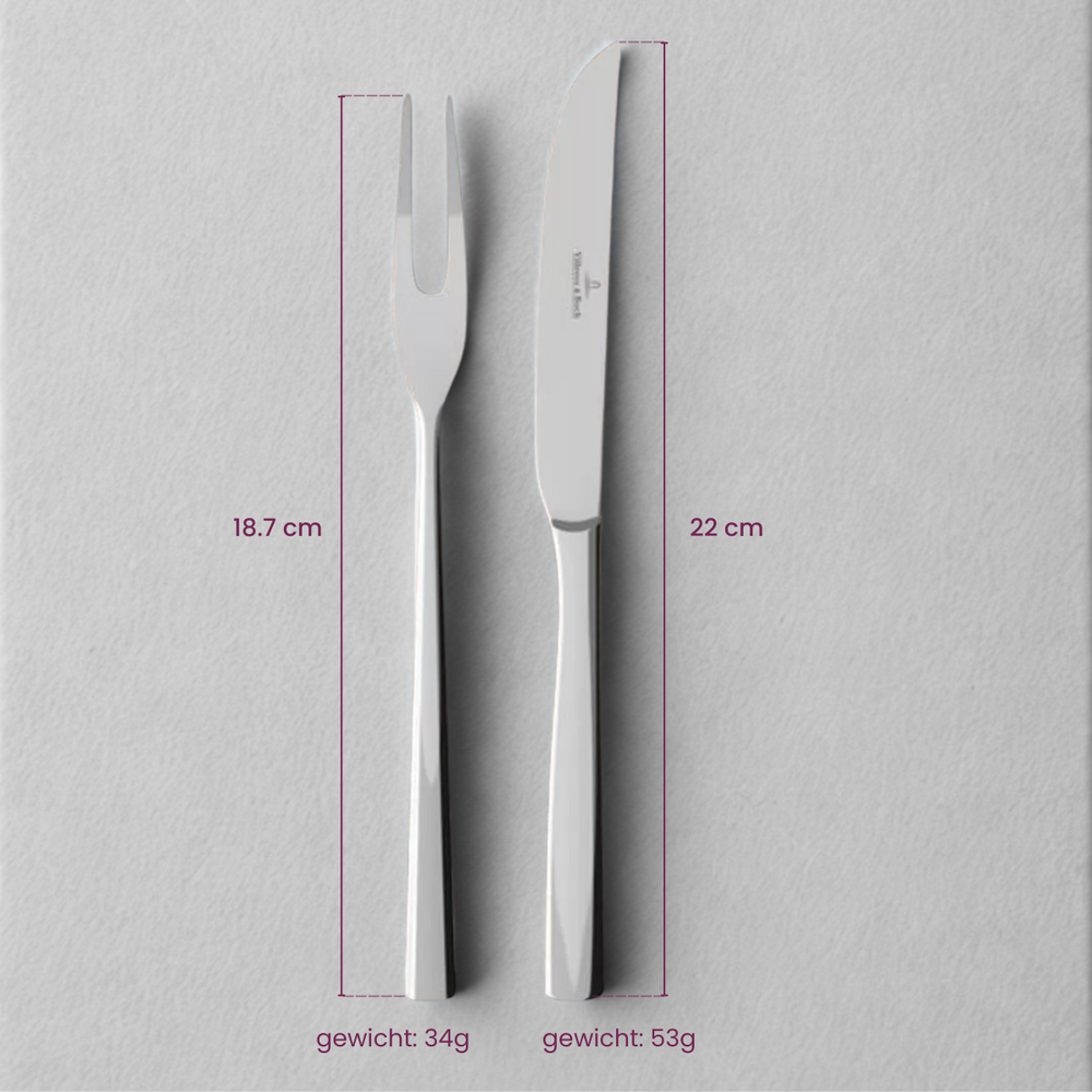 Villeroy & Boch Steakset Piemont - 12-teilig