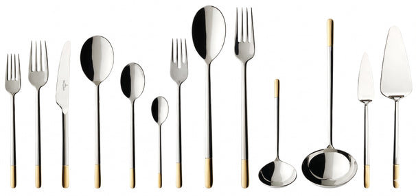 Villeroy & Boch Besteckset Ella - Vergoldet - 113-teilig