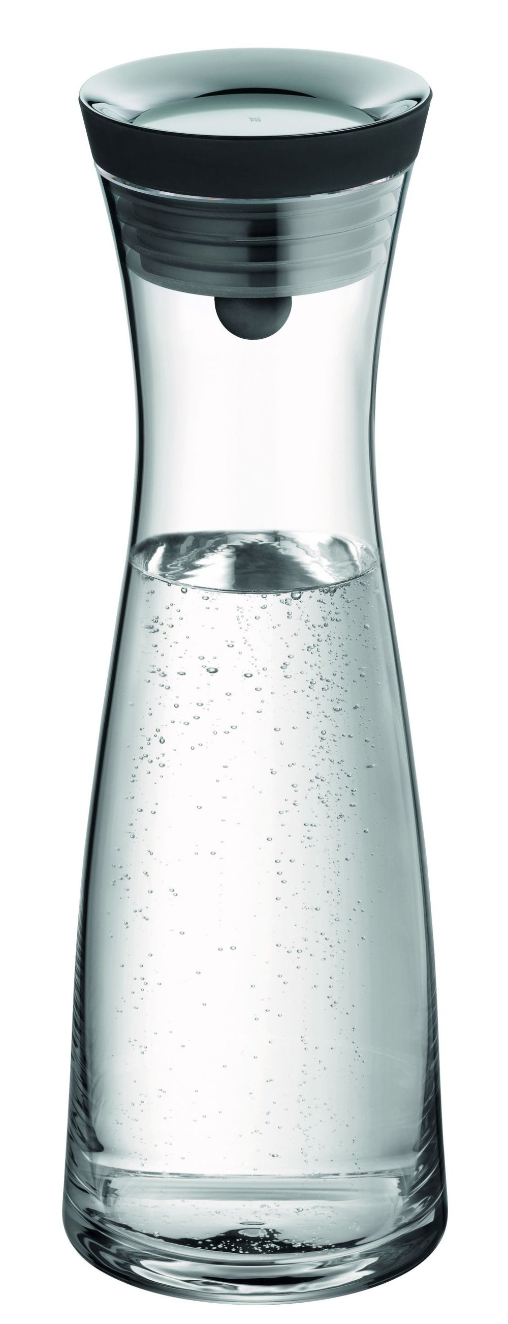 WMF Basic Wasserkaraf - Tropffrei - Inkl. Fruchtfilter - Schwarz / Silber - 1,5 Liter