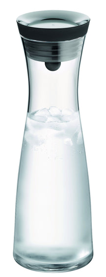 WMF Basic Wasserkaraf - Tropffrei - Inkl. Fruchtfilter - Schwarz / Silber - 1,5 Liter