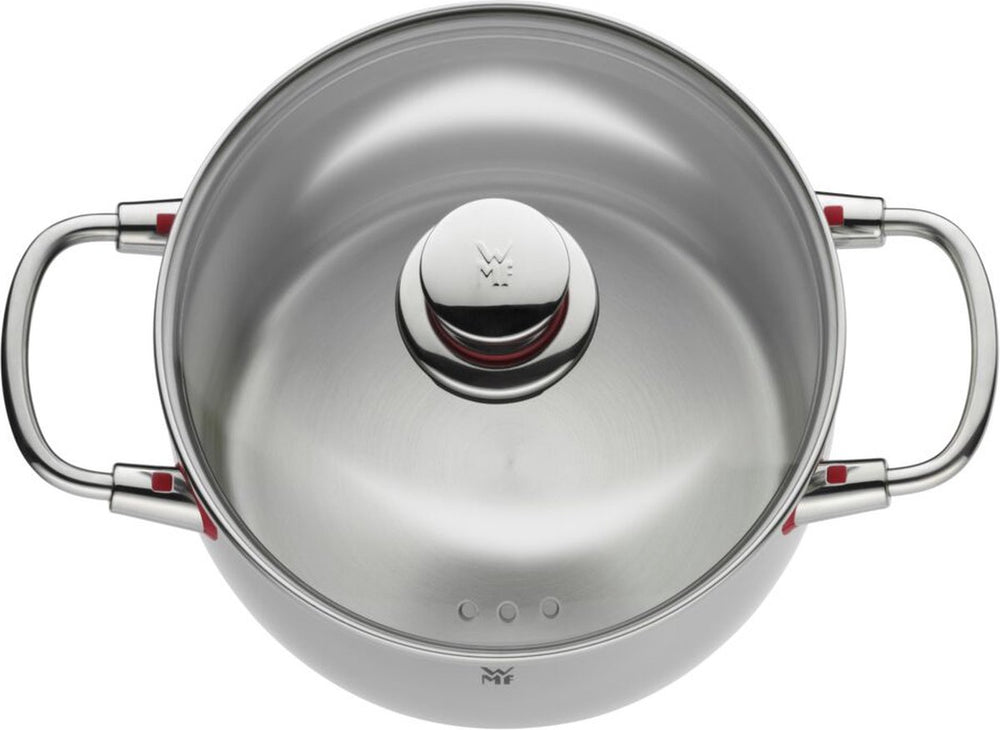 WMF Quality One Topfset – Edelstahl – 5-teilig – Stielkasserolle ø 16, 20, 20 und 24 cm sowie Stielkasserolle ø 16 cm
