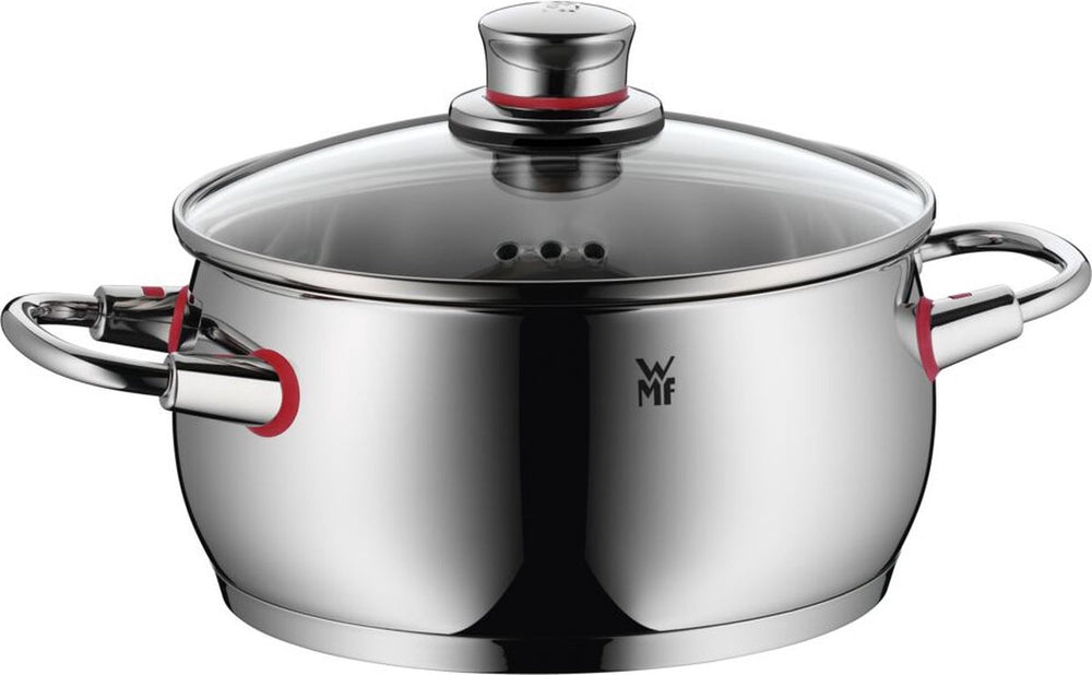WMF Quality One Topfset – Edelstahl – 5-teilig – Stielkasserolle ø 16, 20, 20 und 24 cm sowie Stielkasserolle ø 16 cm
