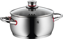 WMF Quality One Topfset – Edelstahl – 5-teilig – Stielkasserolle ø 16, 20, 20 und 24 cm sowie Stielkasserolle ø 16 cm
