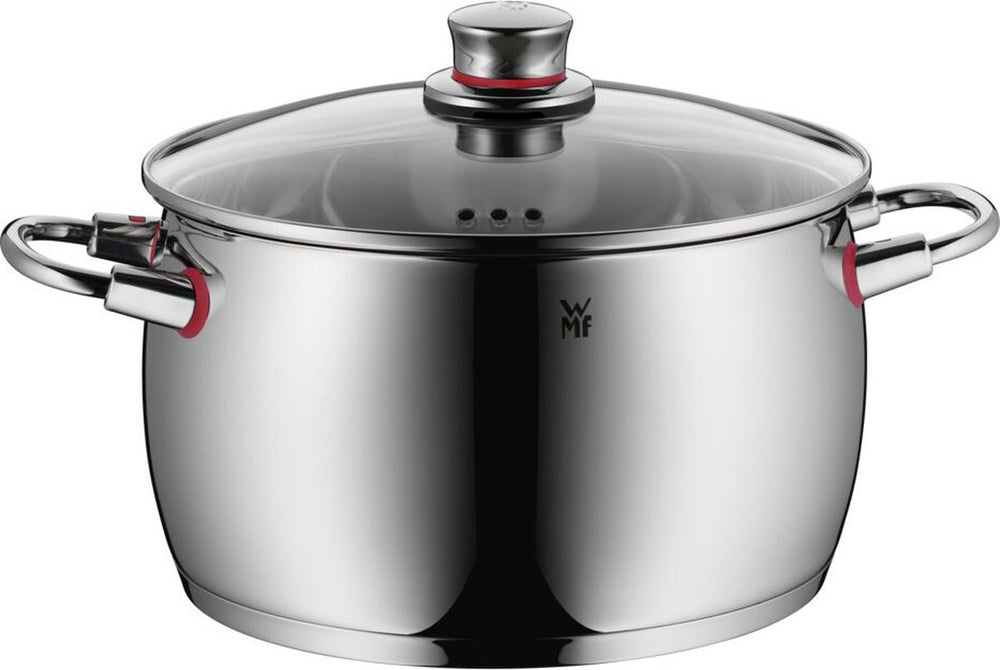 WMF Quality One Topfset – Edelstahl – 5-teilig – Stielkasserolle ø 16, 20, 20 und 24 cm sowie Stielkasserolle ø 16 cm
