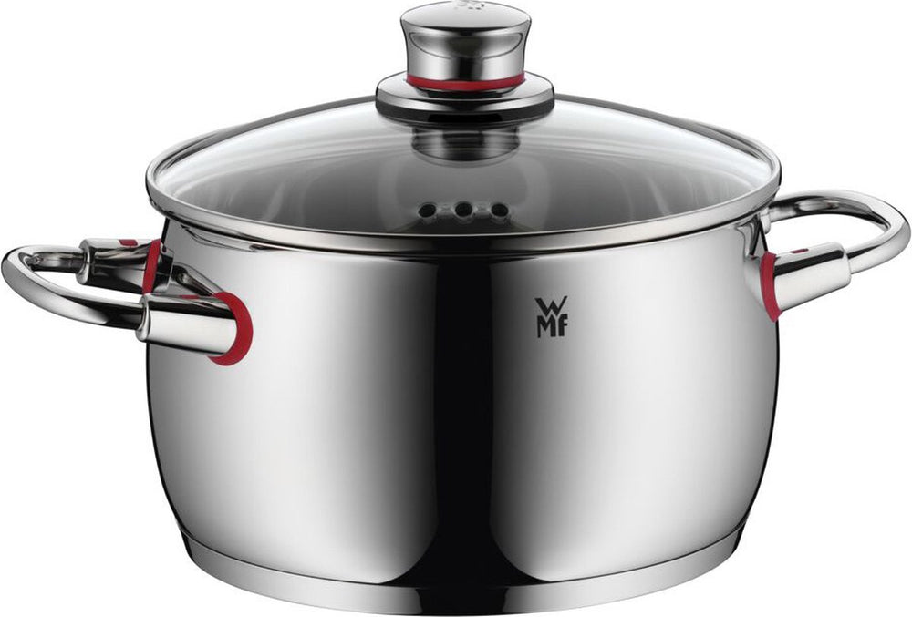 WMF Quality One Topfset – Edelstahl – 5-teilig – Stielkasserolle ø 16, 20, 20 und 24 cm sowie Stielkasserolle ø 16 cm
