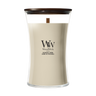 WoodWick Duftkerze Large Patchouli Crème - 18 cm / ø 10 cm - Duftkerze im Glas - Holzdocht