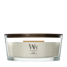 WoodWick Duftkerze Ellipse Fireside - 9 cm / 19 cm - Duftkerze im Glas - Holzdocht